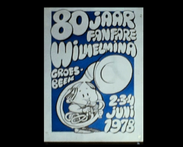 1978 fanfare Wilhelmina 80 jaar