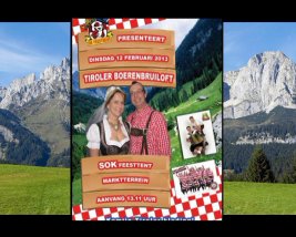 2013 Tiroler Boeren Bruiloft