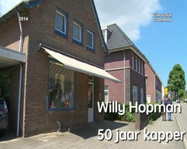 2014 Afscheid Willy Hopman na 50 jaar kapper.