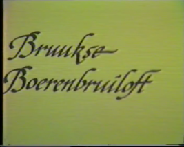 1987 Eerste Bruukse boerenbruiloft